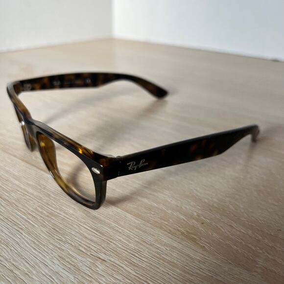 Ray-Ban RB2132 New Wayfarer 902 Sunglasses Tortoise Frames Only 52-18-145 Italy - Picture 3 of 12